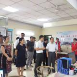 河东区区委书记李建成等辅导冒雨到访九五至尊VI智慧养老调查