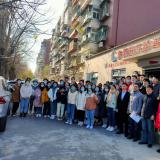 天津城建大学师生参观九五至尊VI智慧养老服务中心
